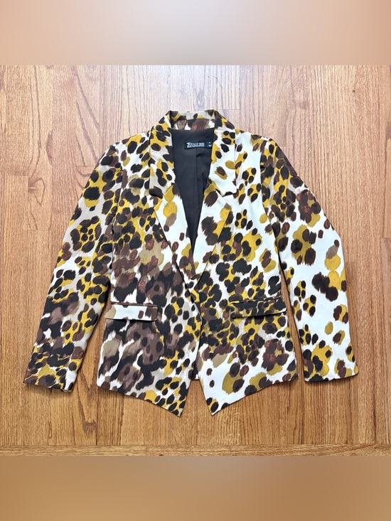 7th avenue Jackets & Blazers - 7th Avenue New York & Co Leopard Print Blazer Open Jacket Size XS